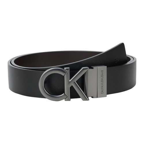 Calvin Klein Ремни из коровьей кожи Мужские Черный Коричневый Ширина 3,5 см