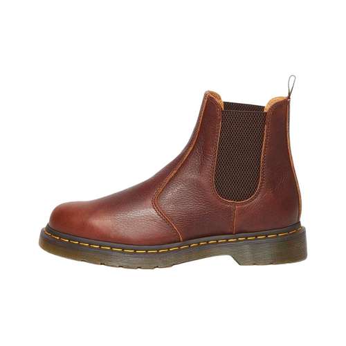 Dr.Martens 2976 Кожа Короткий Челси Унисекс Коричневый