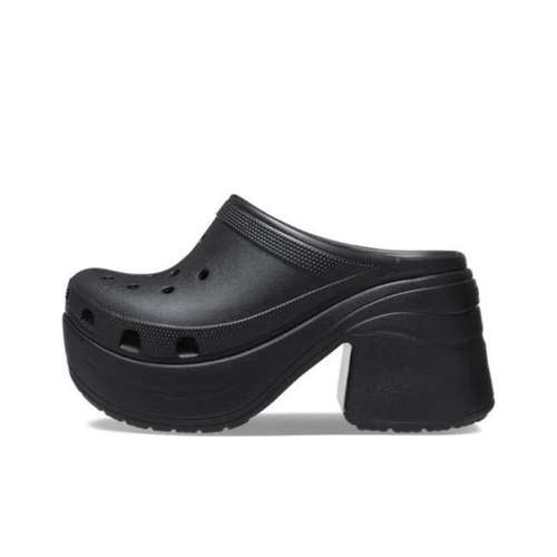 Crocs Siren Clog ЭВА Сабо 8,8 см Унисекс Черный