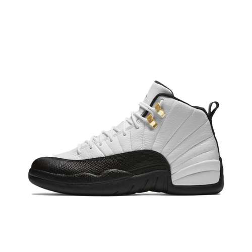 Jordan Air Джордан 12 Отскок High Top Винтажные Баскетбольные Кроссовки Мужские Белый Черный
