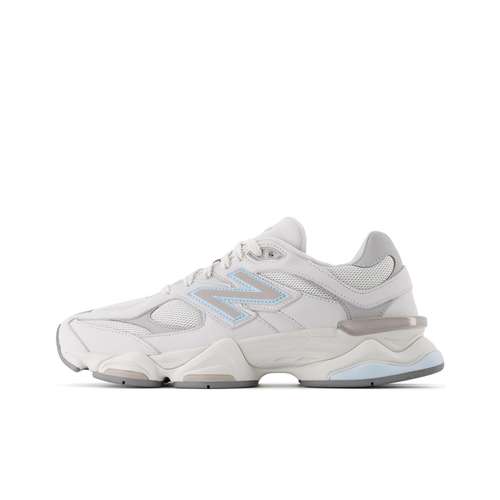 New Balance NB 9060 Удобная Устойчивая к истиранию Низкая Повседневная Обувь Унисекс Серый Белый