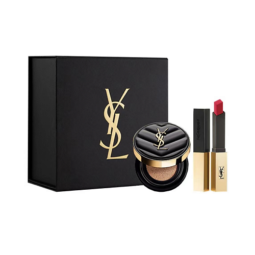 YVES SAINT LAURENT Помада YSL Rouge Pur Couture The Slim + Мини-кушон Le Cushion Encre de Peau