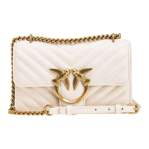 PINKO Овчина Сумка через плечо Женская Белая