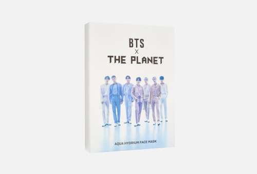 Набор увлажняющих тканевых масок для лица | BTS x THE PLANET | AQUA HYDRIUM