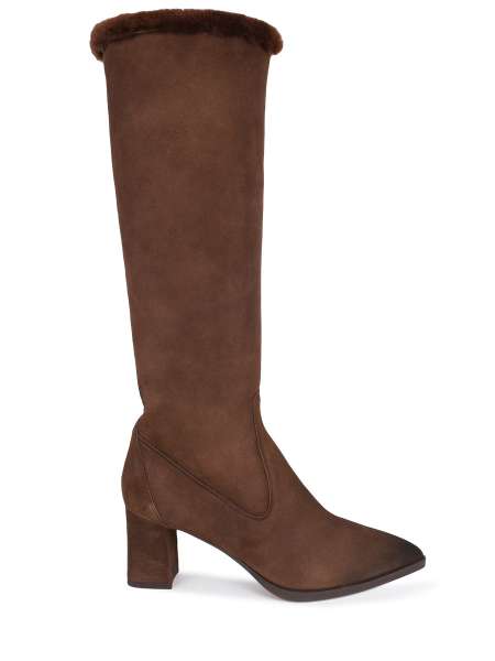 Сапоги замшевые, SANTONI, WSEZ71937PC4AHGIS26