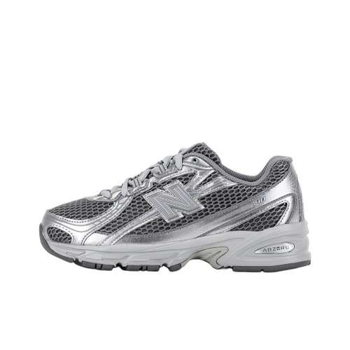 New Balance NB 740 противоскользящие устойчивые к истиранию низкие кеды для детей Lifestyle серебряные для подростков