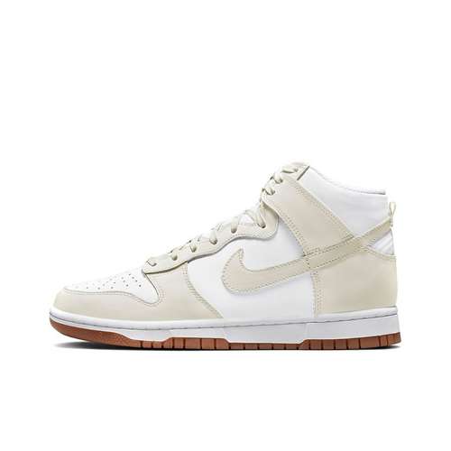 Nike Dunk High 'Парус Gum' Комфортные Высокие Кроссовки для Скейтбординга Женские Экрю