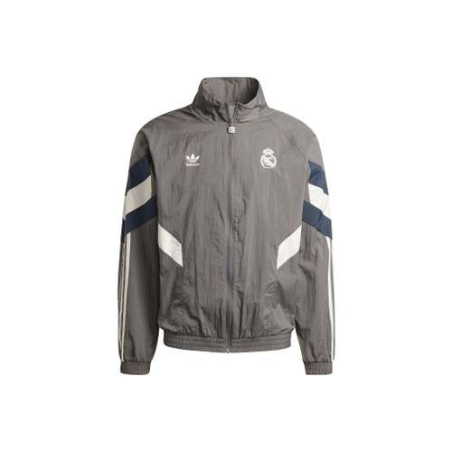 Adidas Originals REAL MADRID TRACK Куртка Мужская Серого цвета
