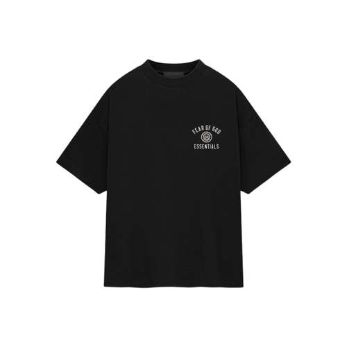 Fear of God ESSENTIALS FW24 Праздничная коллекция T-рубашка мужская Метеоритный черный