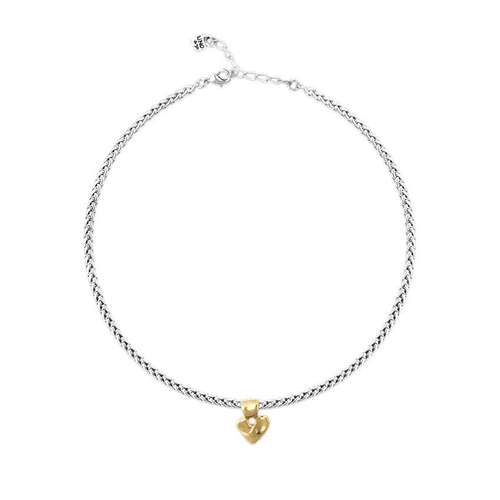 Ожерелье Узы Beat, с серебром и золотом COL2074OROMTL0U