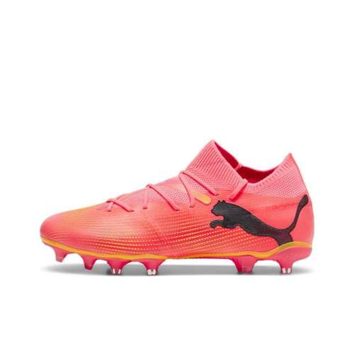 PUMA FUTURE 7 MATCH AG Искусственный газон FG Твердый грунт Амортизация Износостойкие футбольные бутсы Мужские Красные