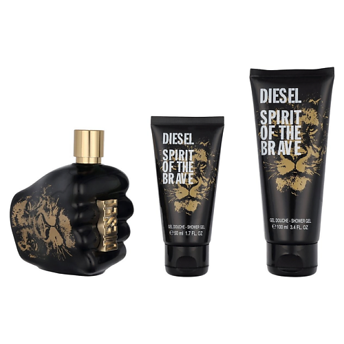 DIESEL Набор Spirit Of The Brave: Парфюмерная вода + Гель для душа