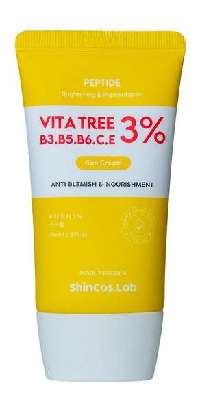 ShinCos.Lab Anti Blemish & Nourishment Vita Tree B3.B5.B6.C.E 3% Sun Cream