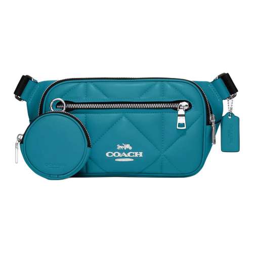 COACH Сумка из коровьей кожи с комбинированным дизайном сумка через плечо поясная сумка женская синяя