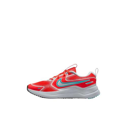 Nike Cosmic Runner противоскользящие устойчивые к истиранию низкие детские беговые кроссовки красный белый