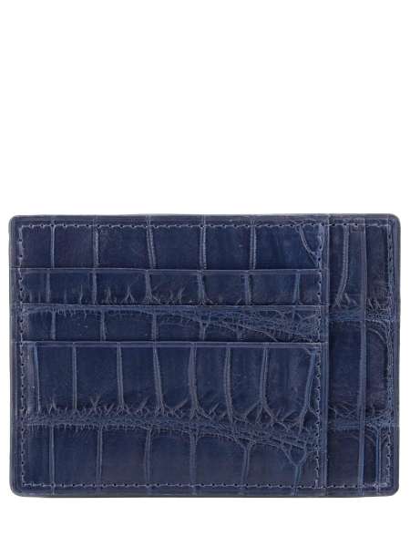 Визитница из кожи крокодила, BARDINI, AV-04108