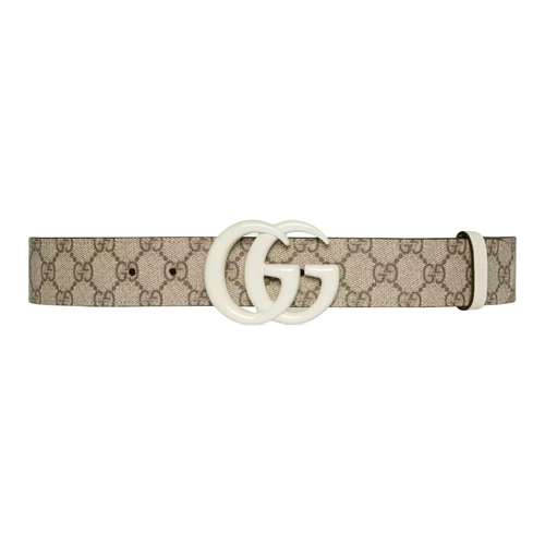 GUCCI GG Marmont Кожаные ремни Женские Коричневый Ширина корпуса 4CM