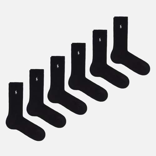 Комплект носков Polo Ralph Lauren Half Cushioned Crew 6-Pack