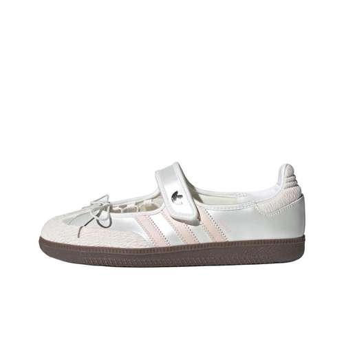 Adidas Originals Samba Jane Туфли Мэри Джейн Женские Белые Серебряные