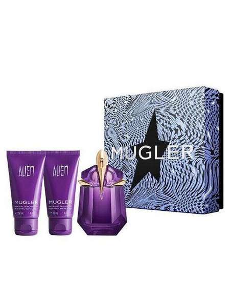 Парфюмерный набор MUGLER Alien: Парфюмерная вода 30 мл + Гель для душа 50 мл + Молочко для тела