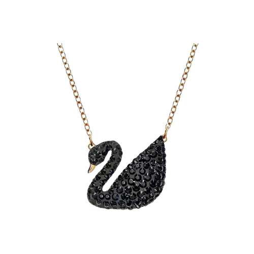 Swarovski Swan Necklace Женское Черное