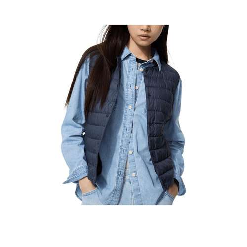 UNIQLO FW25 Темно-синий женский пуховый жилет