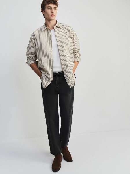 Джинсы зауженные книзу