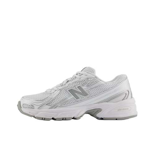 New Balance NB 740 Low Топ Детские Лайфстайл Кроссовки Белый Серебряный
