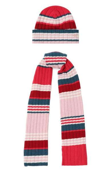 Детское: Комплект из шарфа и шапки Emporio Armani