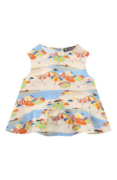 Детское: Льняной топ Loro Piana