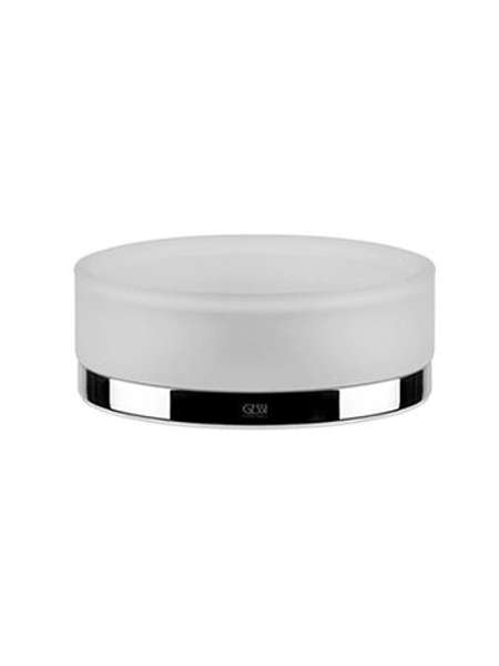 Мыльница Gessi 38827 стеклянная, глянцевый хром
