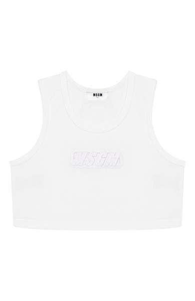 Детское: Хлопковый топ MSGM kids
