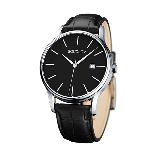 Мужские стальные часы SOKOLOV