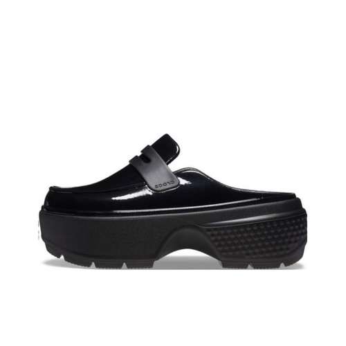 Crocs Stomp Без специальных функций Закрытые тапочки Унисекс Черный