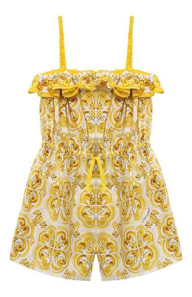 Детское: Хлопковый комбинезон Dolce & Gabbana