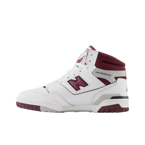 New Balance NB 650 High Top Винтажные Баскетбольные Кроссовки Унисекс Белый Красный