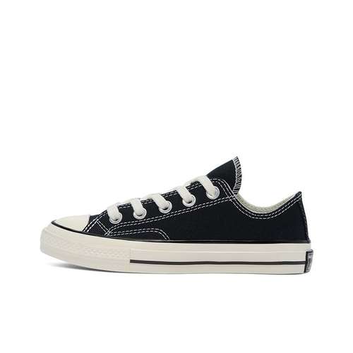 Converse Chuck 70 TAYLOR All Star Холст Устойчивый к истиранию Низкие Кеды для Детей Черно-Белые