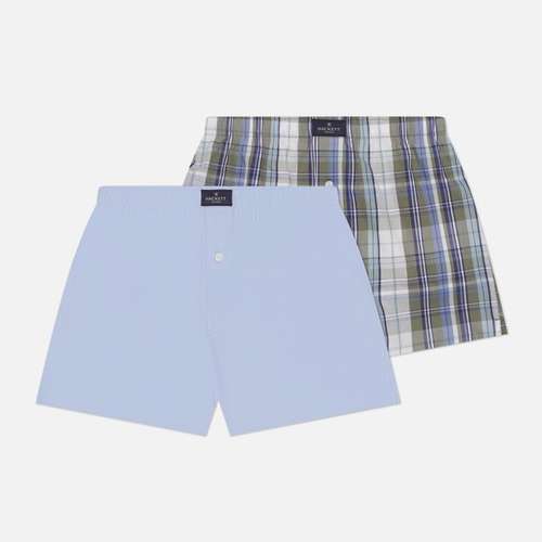 Комплект мужских трусов Hackett Check Boxer 2-Pack