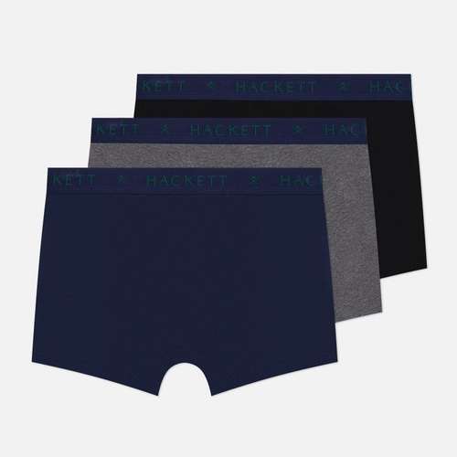 Комплект мужских трусов Hackett Solid Trunk 3-Pack