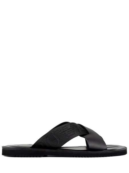 Шлепанцы комбинированные, ARMANI, X4P124 XN787 K001
