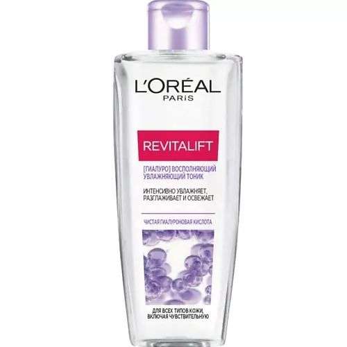 L'ORÉAL PARIS Тоник для лица восполняющий увлажняющий для всех типов кожи Revitalift
