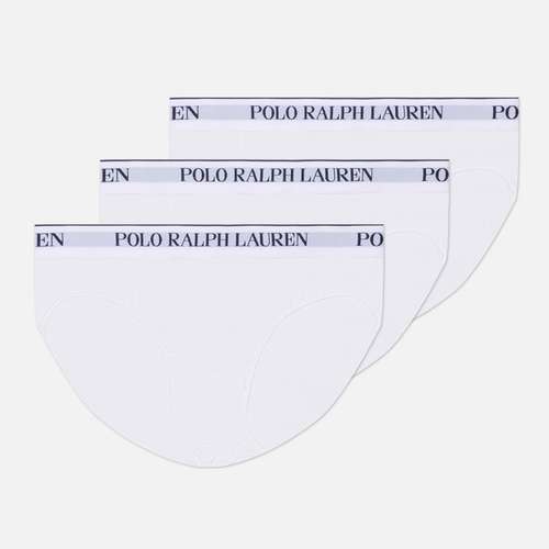 Комплект мужских трусов Polo Ralph Lauren BCI Cotton/Elastane Low Rise Brief 3-Pack