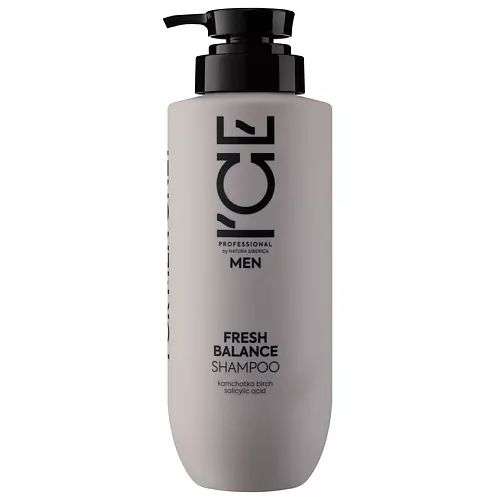 ICE BY NATURA SIBERICA Мужской шампунь для жирных волос Men Fresh Balance Shampoo