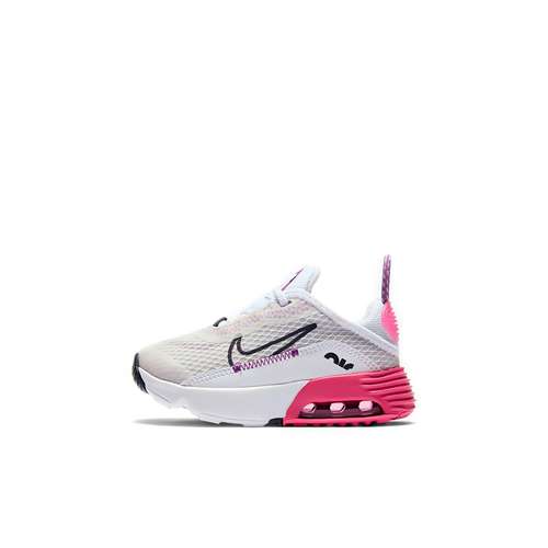 Nike Air Max 2090 Устойчивая к истиранию Низкая Обувь для малышей Белый Розовый Для младенцев и малышей