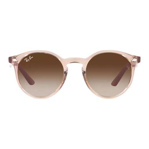 RayBan Вытянутые Круглые Солнцезащитные Очки Детские Красные