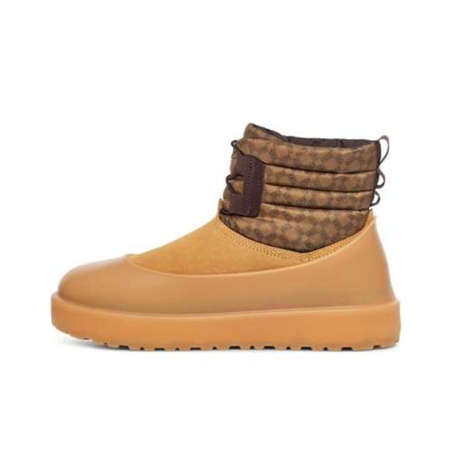 UGG Термический противоскользящий с флисовой подкладкой CLASSIC MINI с кружевным верхом короткие снегокрученики