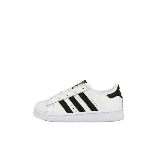 Adidas Originals Superstar Low Скейтборд Кроссовки Белый Черный Детские Возраст 3-7 лет
