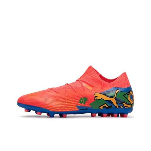 PUMA FUTURE 7 MG Multi Ground Футбольные бутсы Мужские Оранжевые Синие