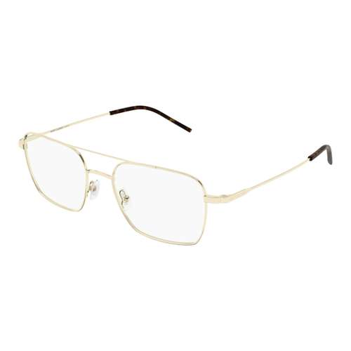 SAINT LAURENT Металлические очки Aviator с диоптриями Унисекс Золото