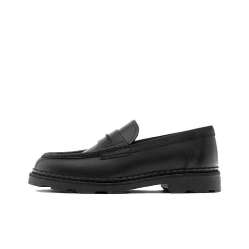 Massimo Dutti Лоферы Мужские Черные